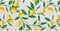 Lemon Bliss Outdoor Table Runner – Stain Resistant & Waterproof (Lemon Bliss) 14x108 Inch